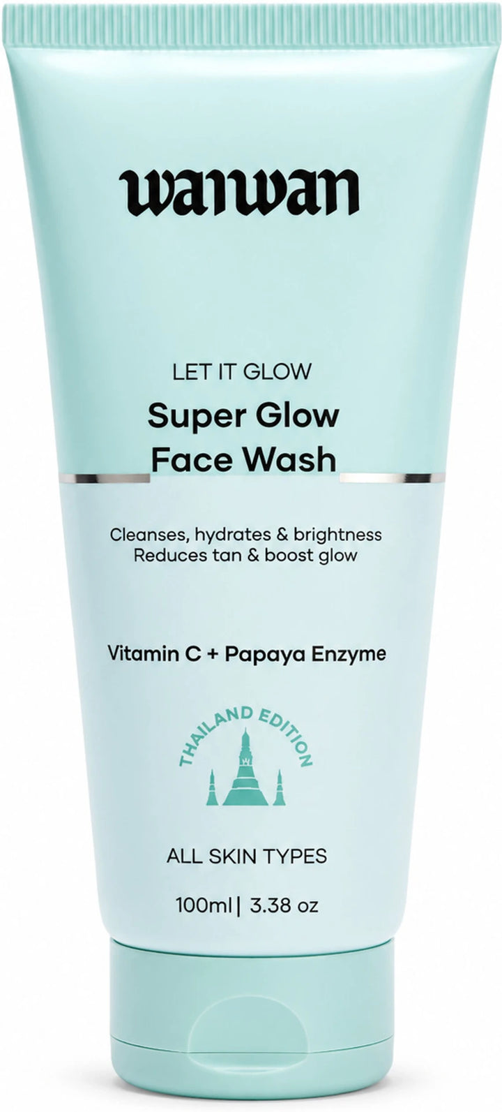 Wanwan Super Glow Face Wash | Deep Cleansing & Skin Brightening | 100ml | For Men & Women