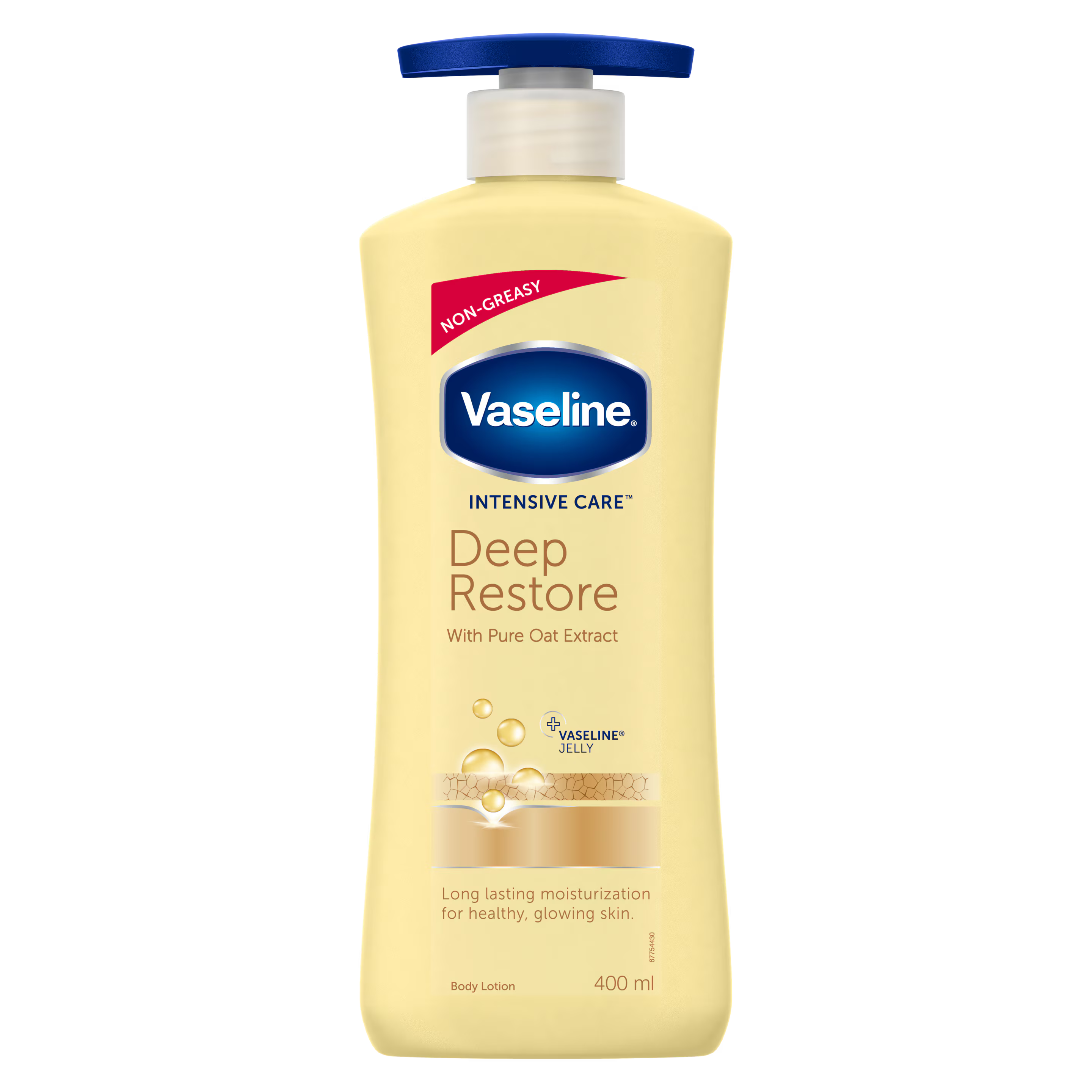 Vaseline Deep Moisture Body Lotion for Cushion Soft Skin with Ceramides Hyaluron (400 ml)