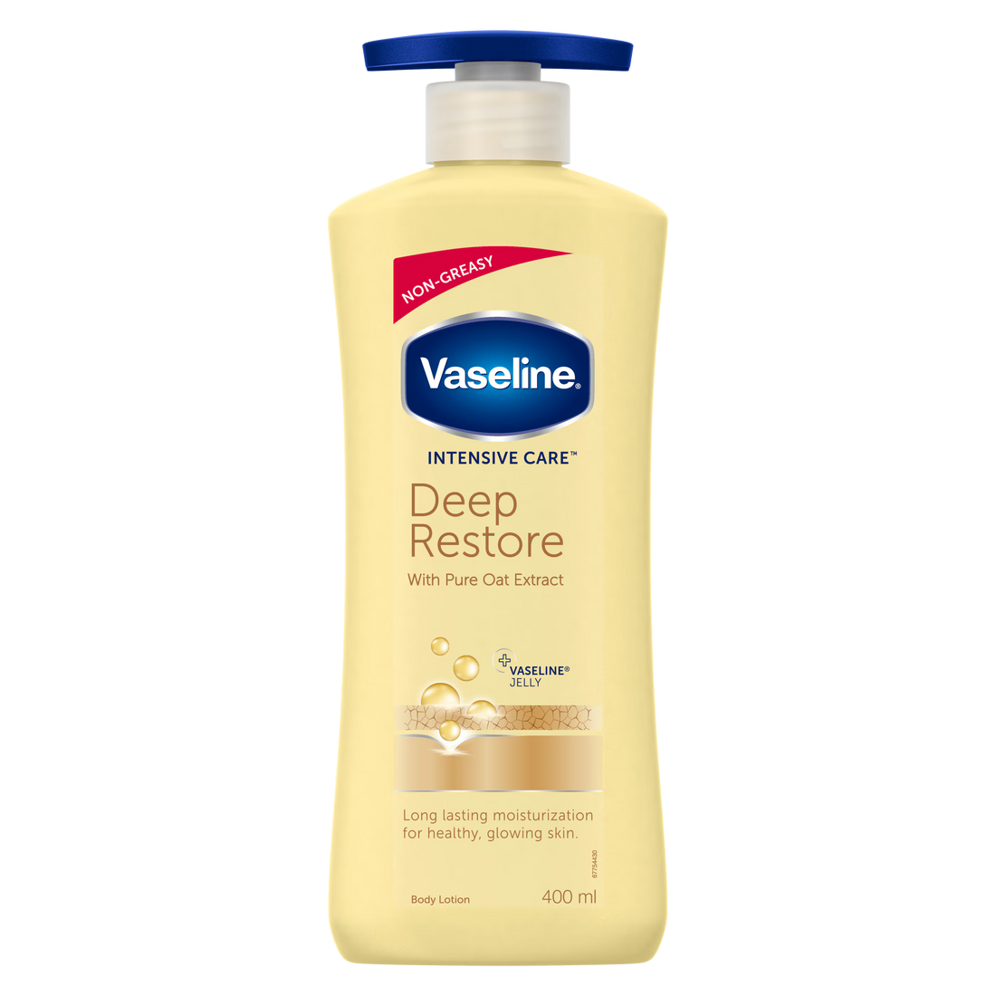 Vaseline Deep Moisture Body Lotion for Cushion Soft Skin with Ceramides Hyaluron (400 ml)