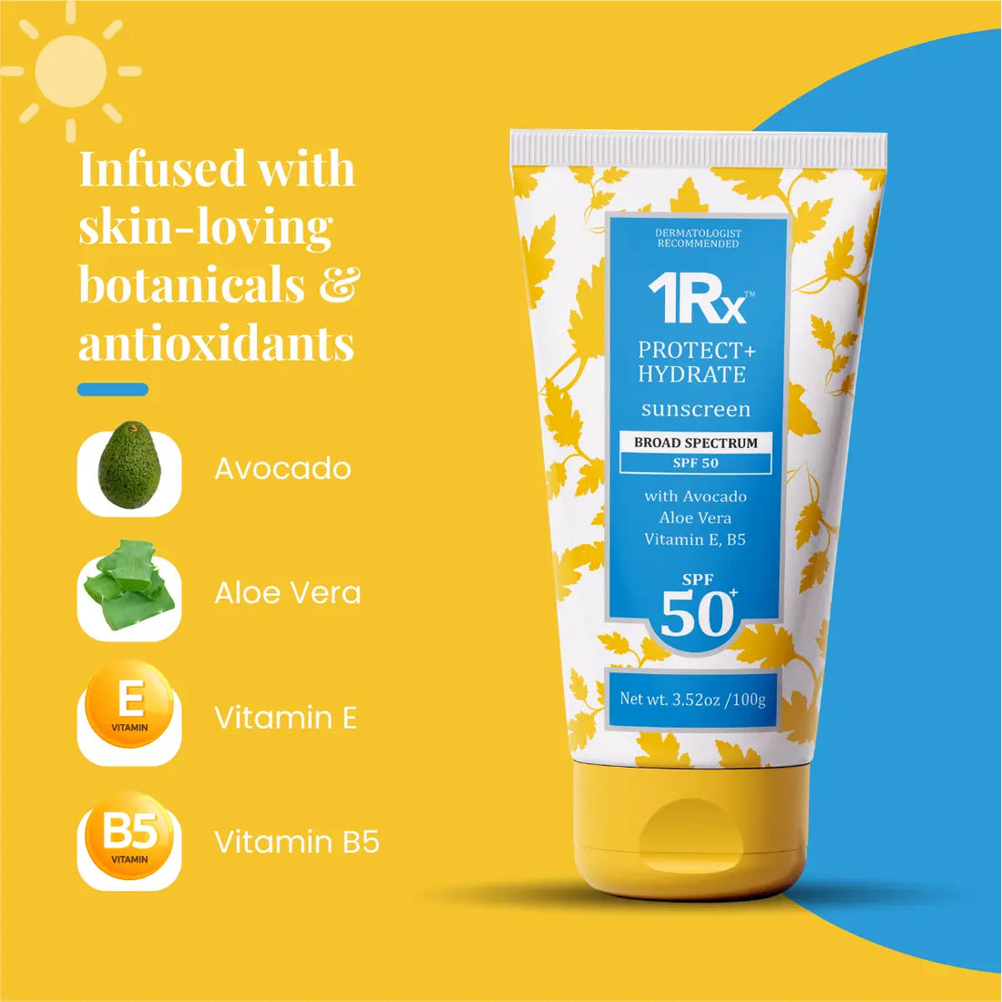 ZEELAB 1RX Sunscreen Lotion SPF 50+