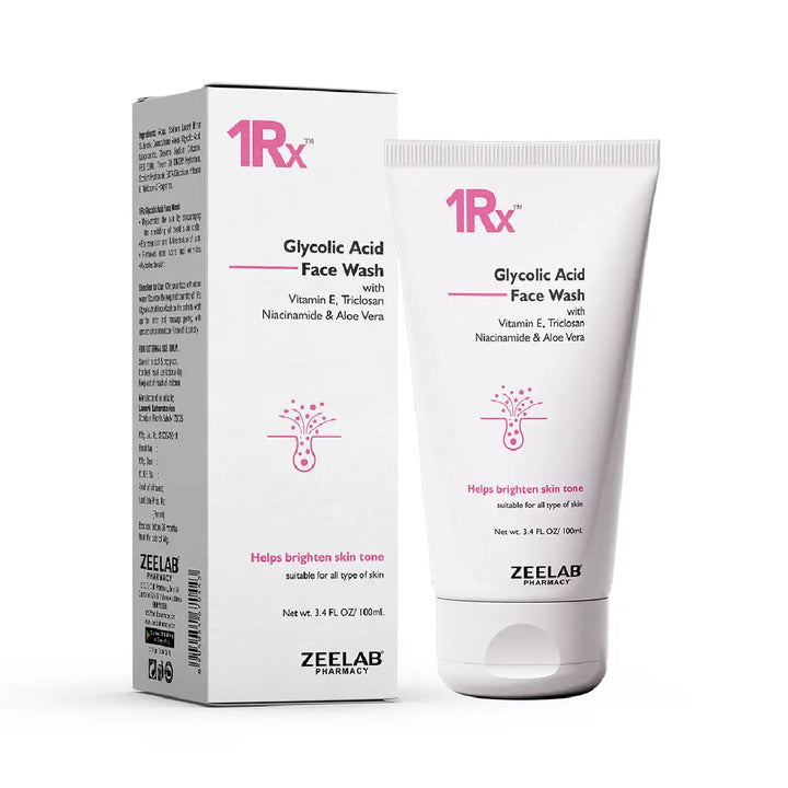 ZEELAB 1RX Glycolic Acid Face Wash 100gm