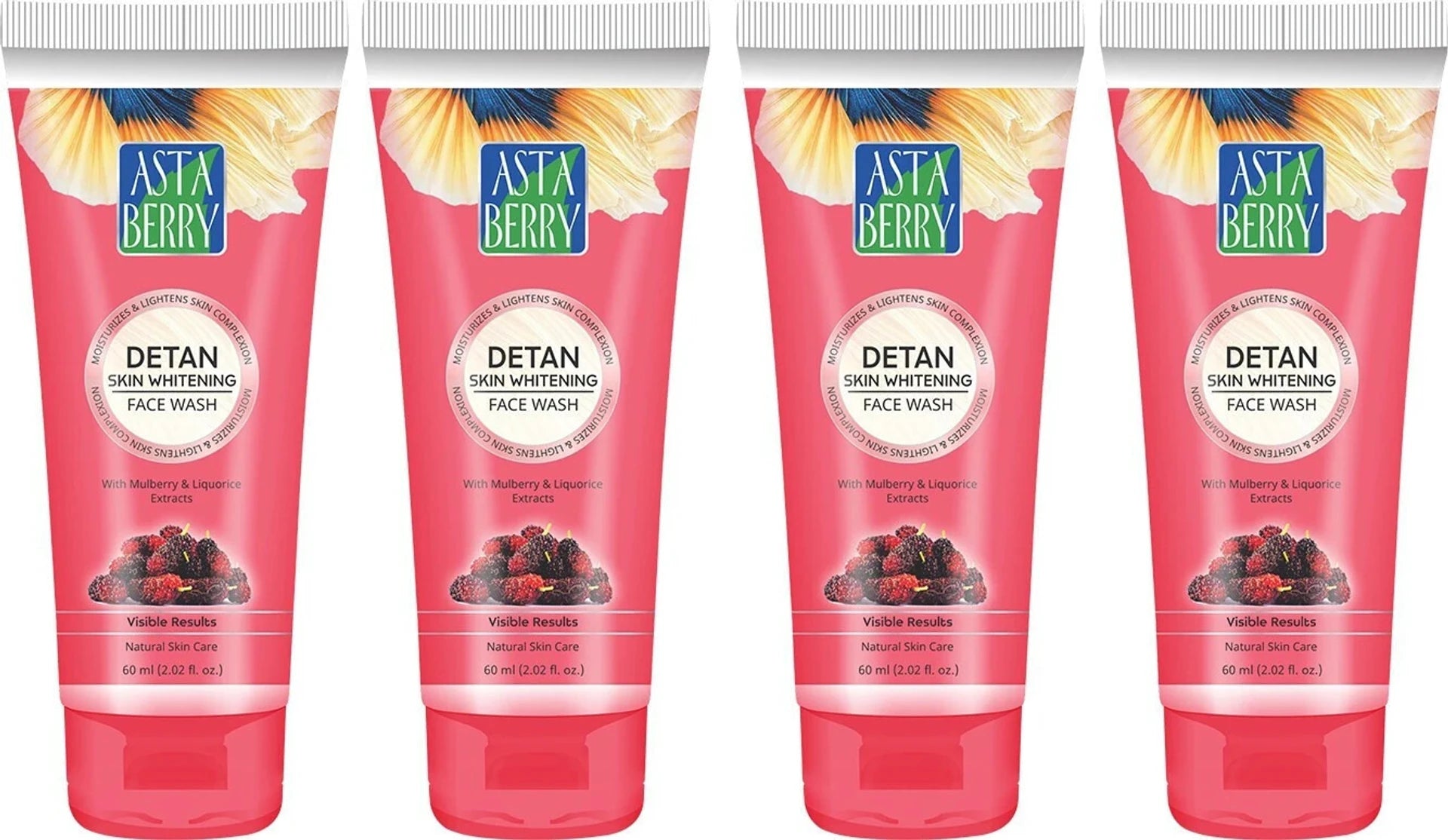 ASTABERRY De-Tan Skin Brightening Face Wash – 60ml