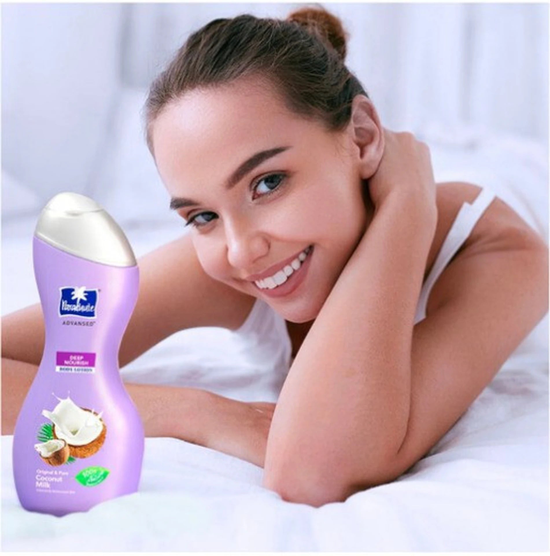 Parachute Advansed Deep Nourish Body Lotion | 100H Moisture for Soft & Supple Skin | Coconut Milk Body Lotion | 250ml