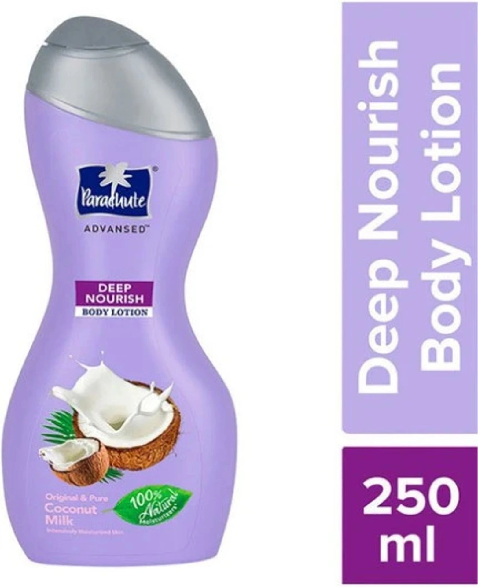 Parachute Advansed Deep Nourish Body Lotion | 100H Moisture for Soft & Supple Skin | Coconut Milk Body Lotion | 250ml