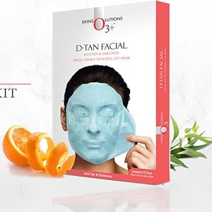 O3+ D-TAN Facial Kit for TAN Removal & Skin lightening 45g | Detan Facial Kit for TAN Removal