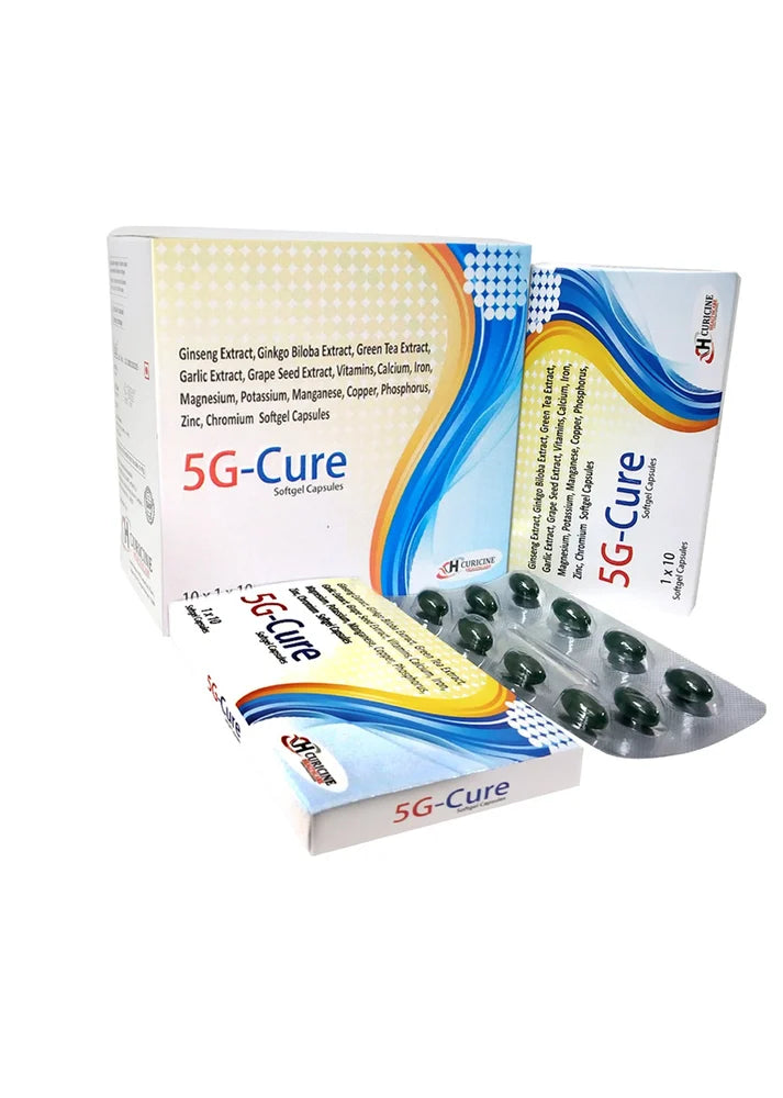 5G CURE Softgel Capsule (Multivitamin, Antioxidant & Omega-3 Supplement)