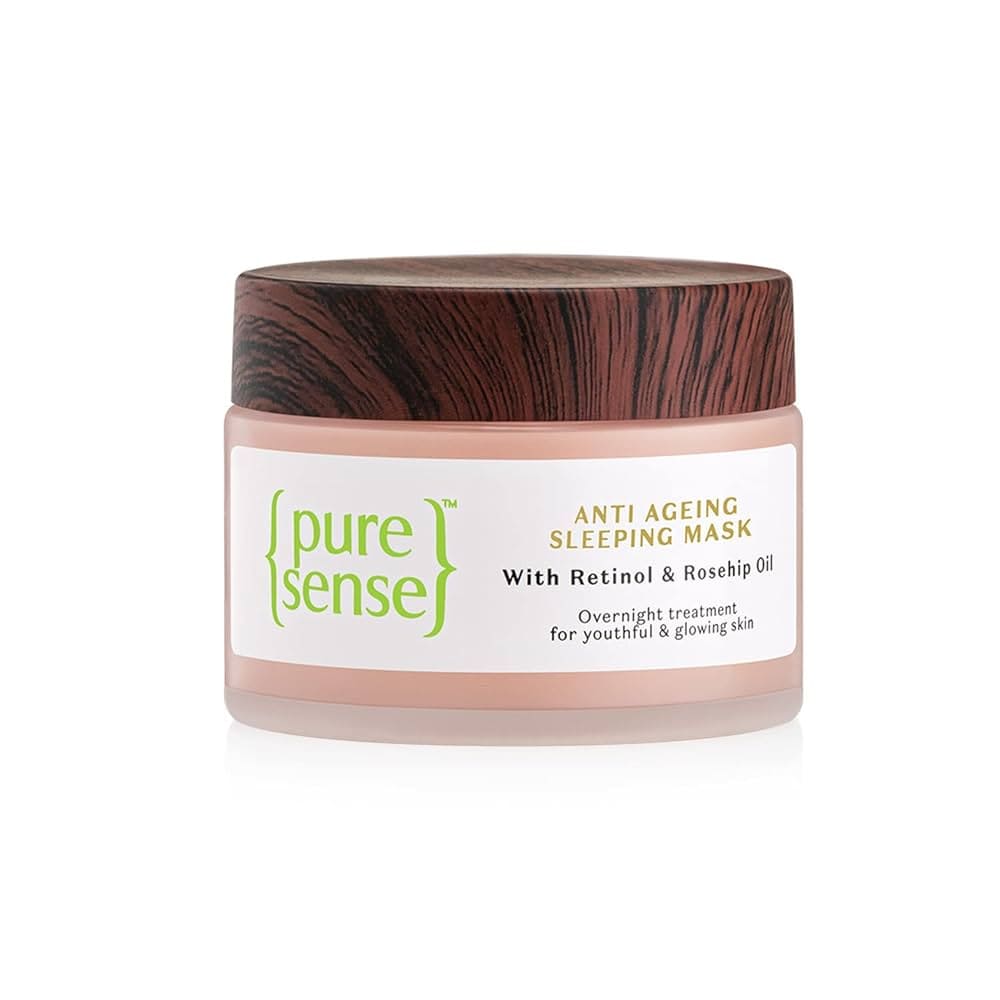 PureSense Anti-Ageing Sleeping Mask with Retinol & Rosehip Oil – 50 g