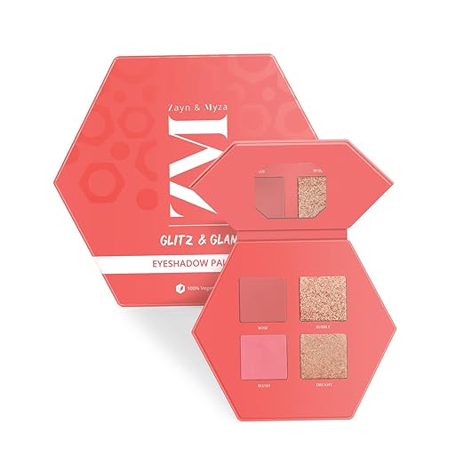 ZM Zayn & Myza Glitz and Glam Eye Shadow Palette, 4g