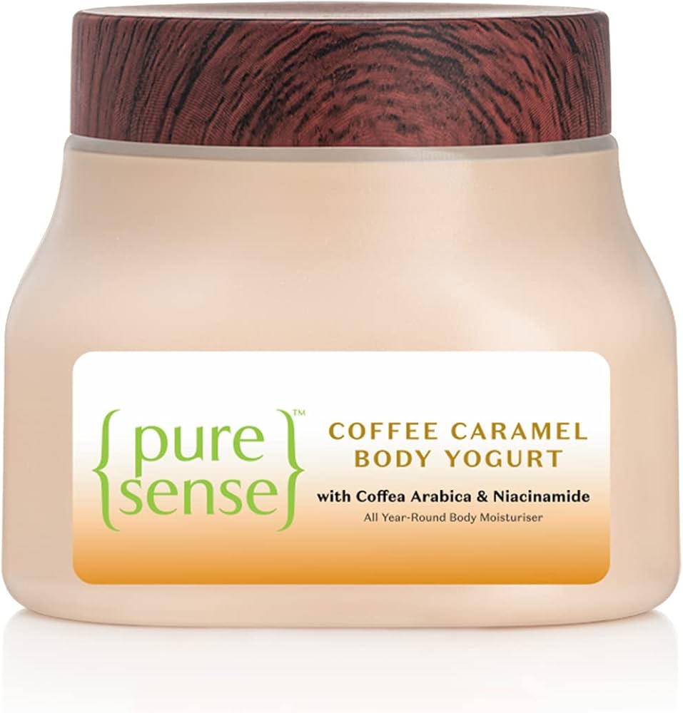 PureSense Coffee Caramel Body Yogurt with Coffee Arabica & Niacinamide (160 ml)