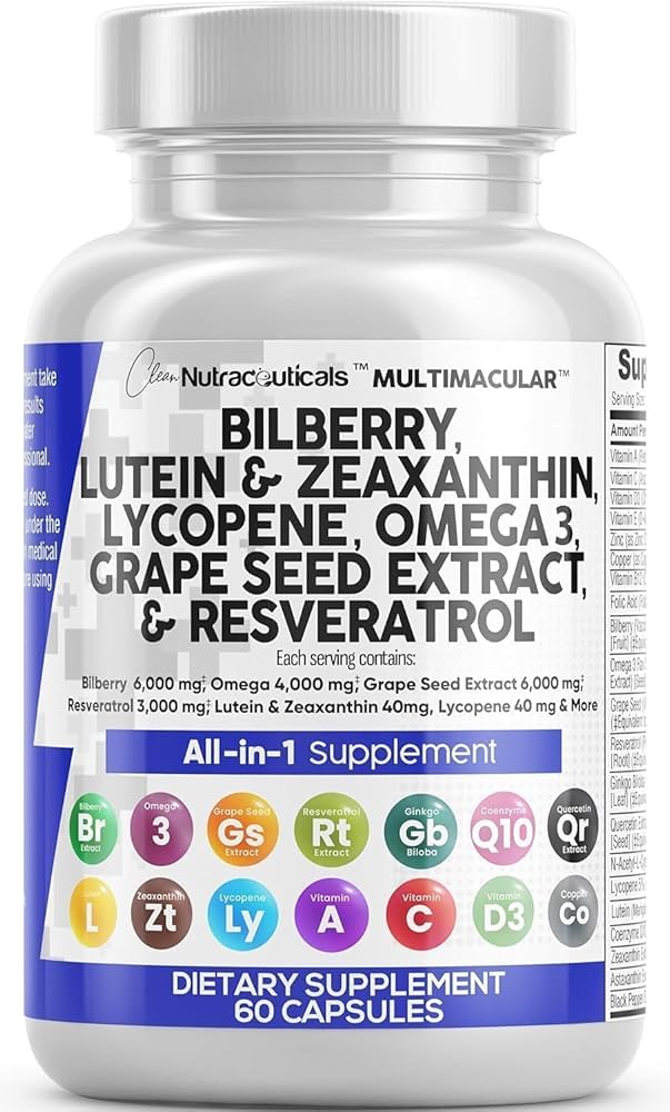Omega 3 Fatty Acid 500mg, EPA 150mg, DHA 100mg, Bilberry Extract 50mg, Lutein 20% & Zeaxanthin 4%- 25mg, Beta carotene 4.8mg, Vitamin D3 10mcg Capsules (Jan Aushadhi)
