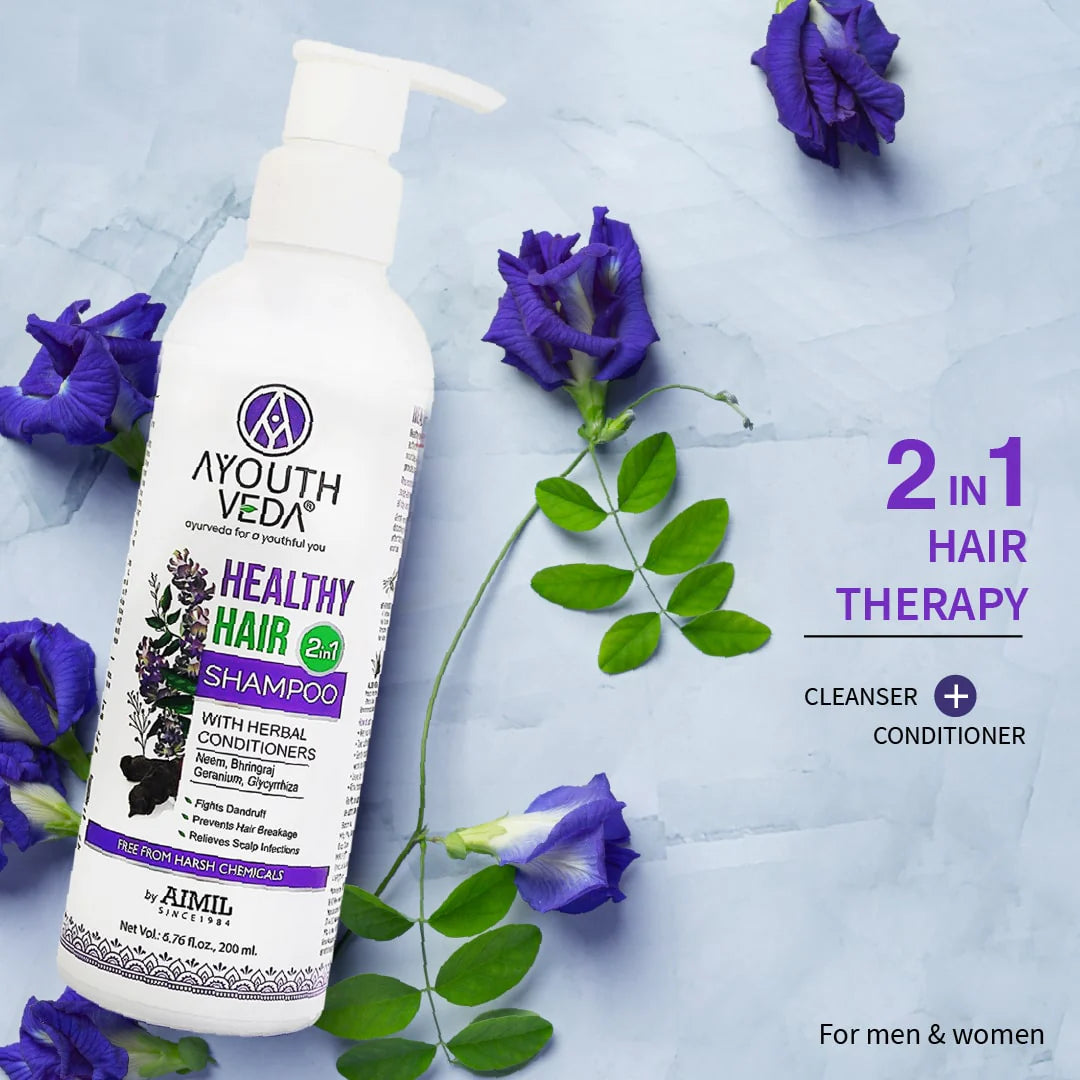 Ayouthveda Healthy Hair Shampoo With Bhringraj and Shikakai  200ml