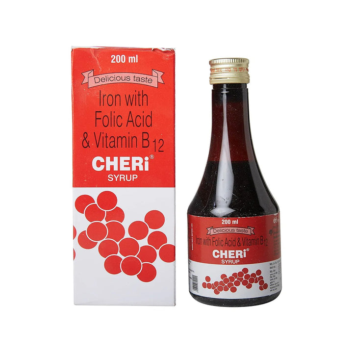 Iron with Vitamin B12 and Folic Acid Syrup – 200 ml