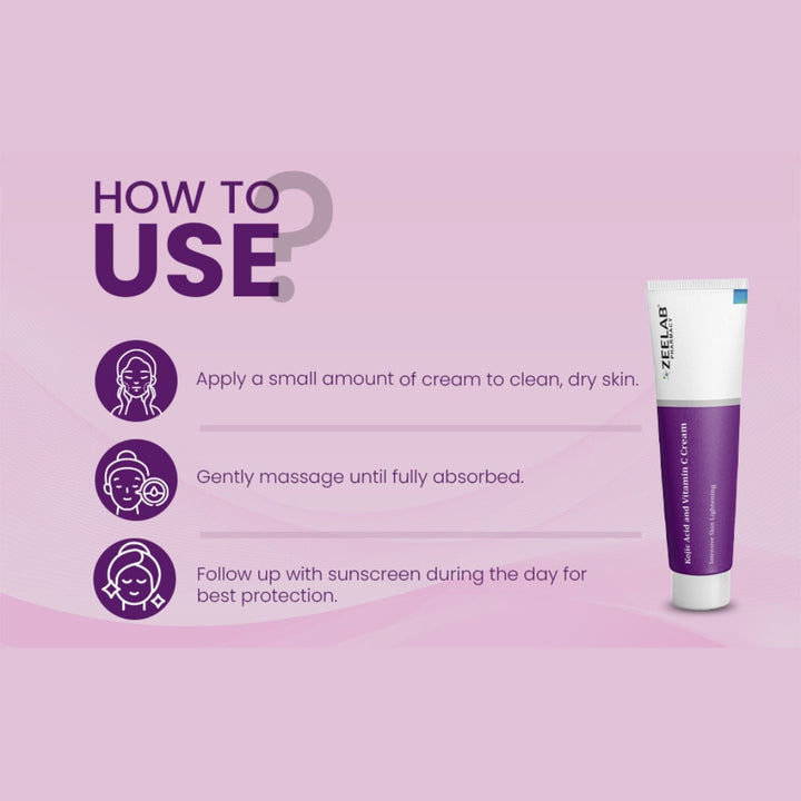 ZEELAB Kojic Acid and Vitamin C Cream