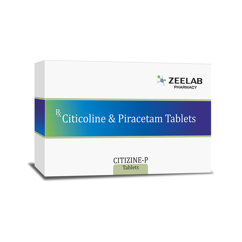 Citicoline 500 mg + Piracetam 800 mg Tablets
