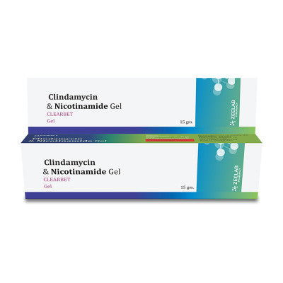 Clindamycin 1% + Nicotinamide 4% Anti Acne Gel (15 gm)