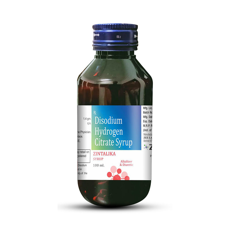 Disodium Hydrogen Citrate Syrup (Alkalyser) 1.4 gm per 5 ml
