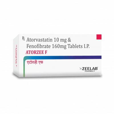 Atorvastatin 10 mg + Fenofibrate (Micronized) 160 mg Tablets