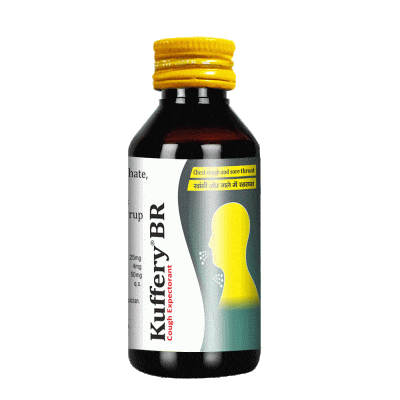 Guaifenesin (50mg/5ml) + Terbutaline (1.25mg/5ml) + Bromhexine (4mg/5ml) Syrup 100ml