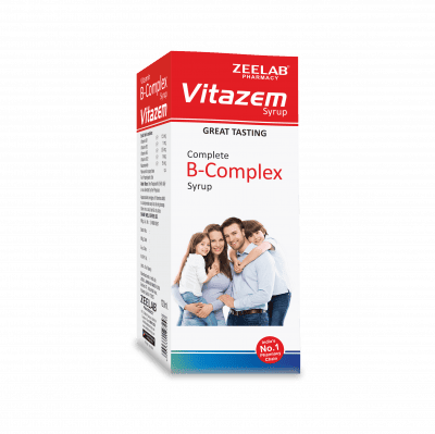 ZEELAB Vitazem Syrup – Vitamin B Complex Syrup | 120ml
