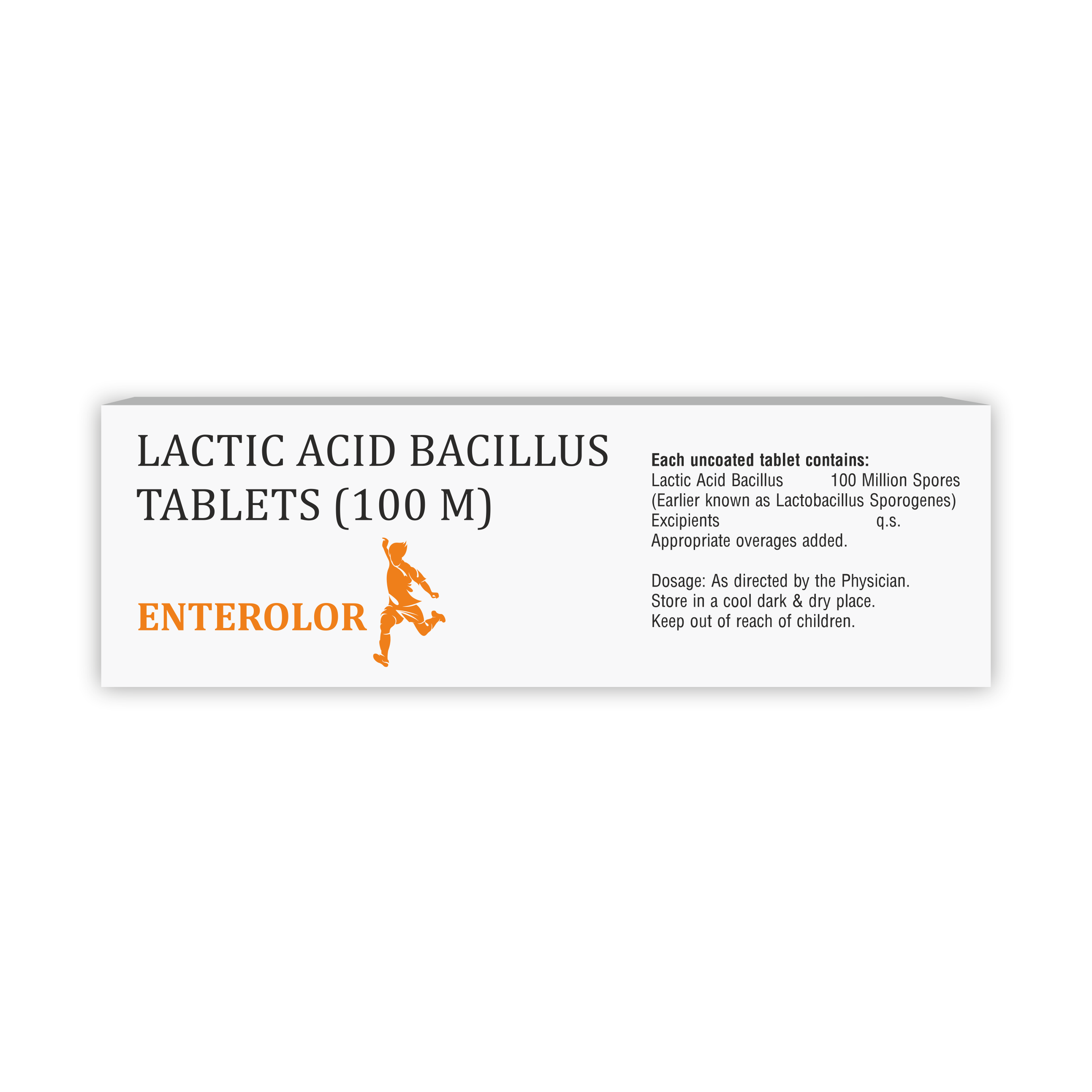 Lactobacillus Sporogenes 100 Million Spores | 20 Tablets