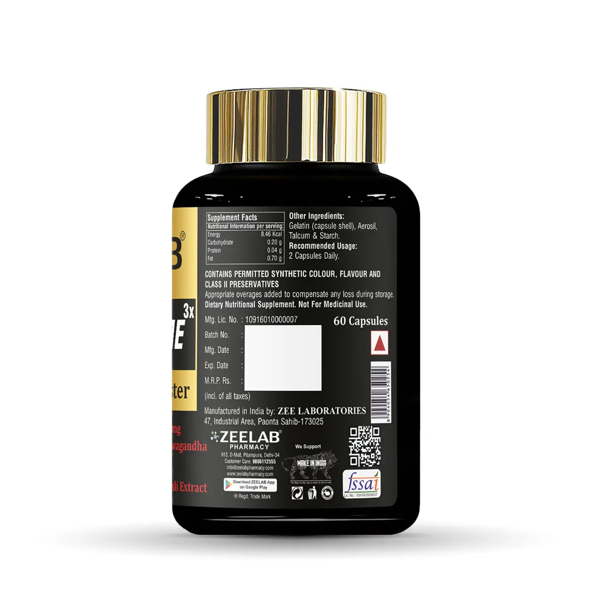 ZEELAB Test Xtreme Capsule