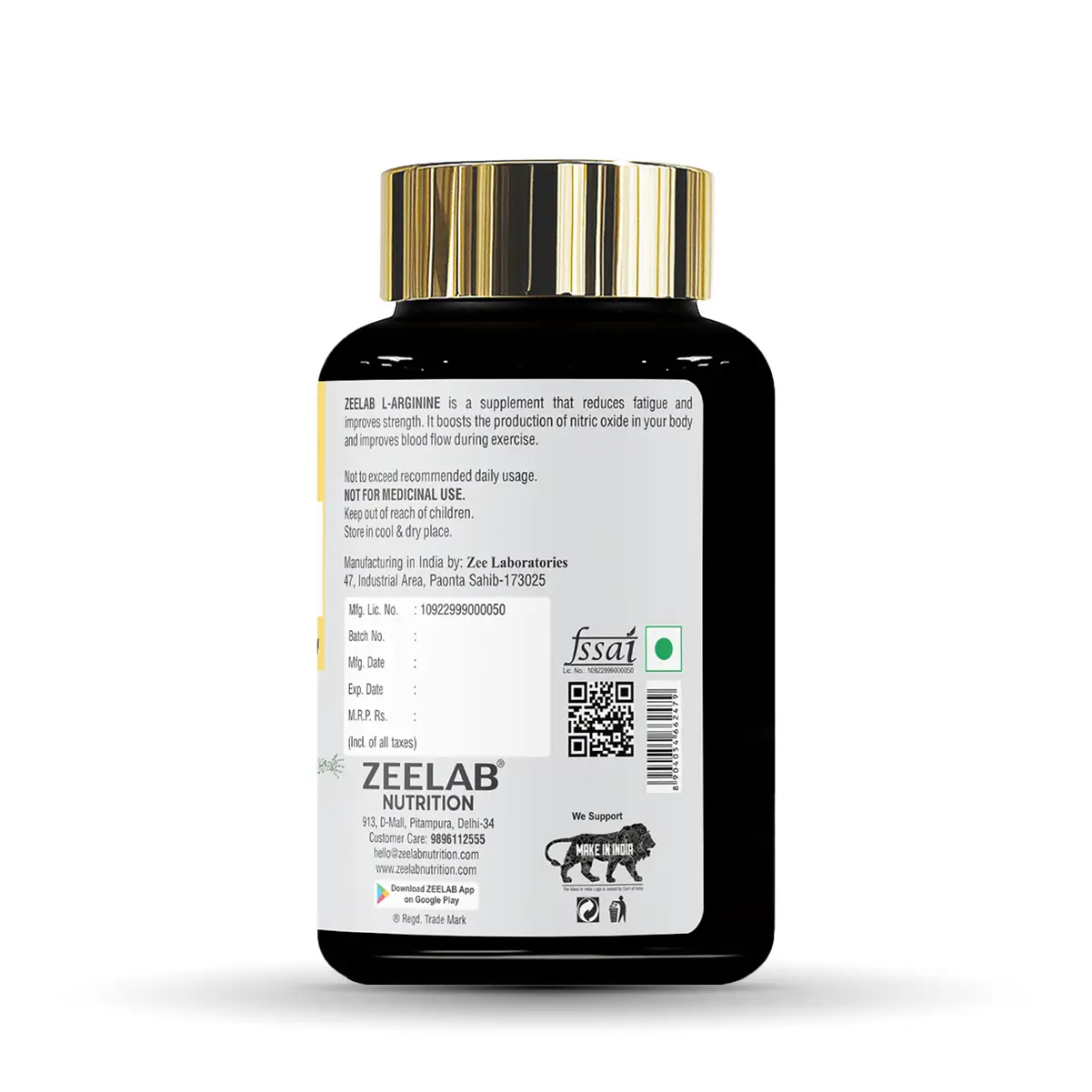 Zeelab L Arginine Capsule