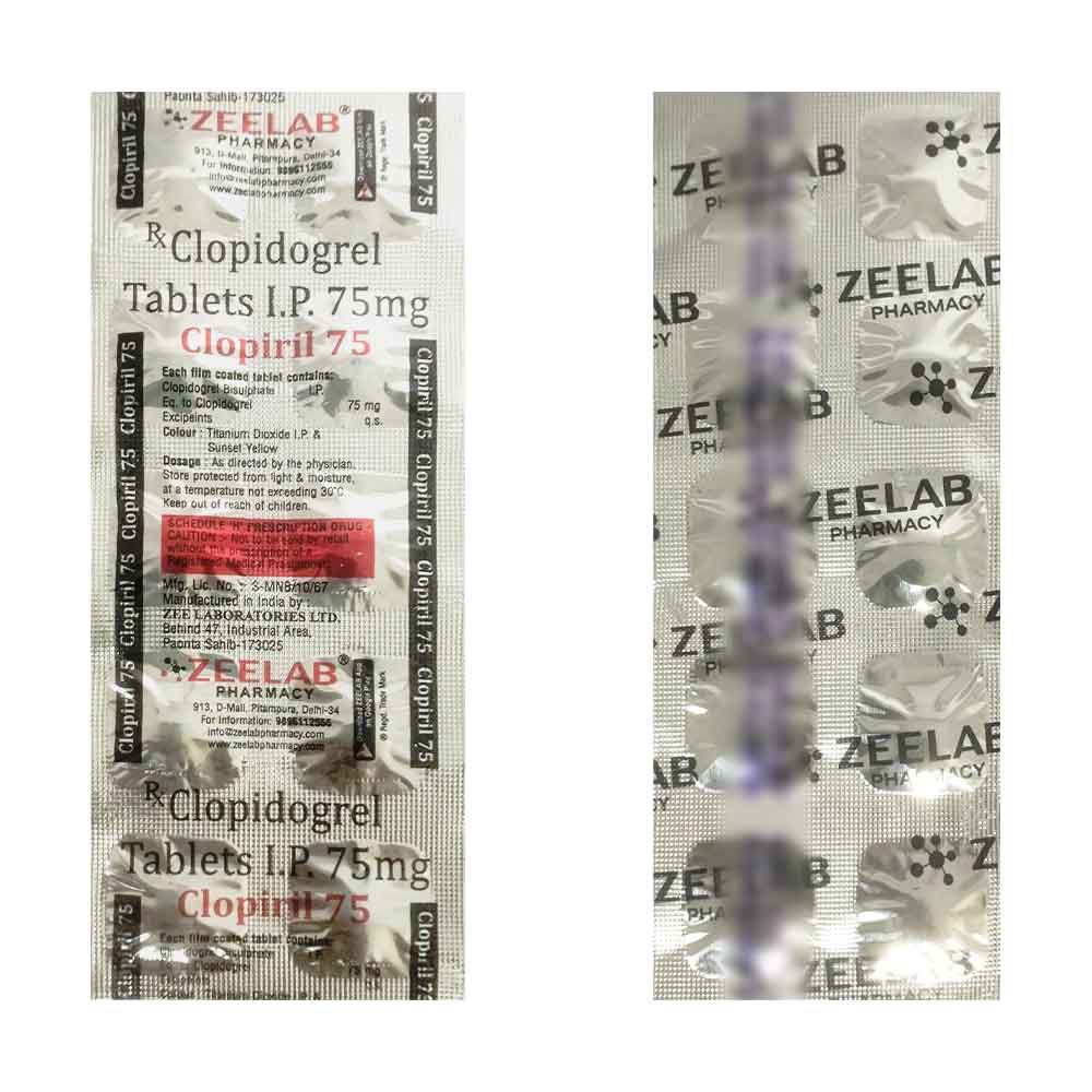 Clopidogrel Tablets IP 75mg
