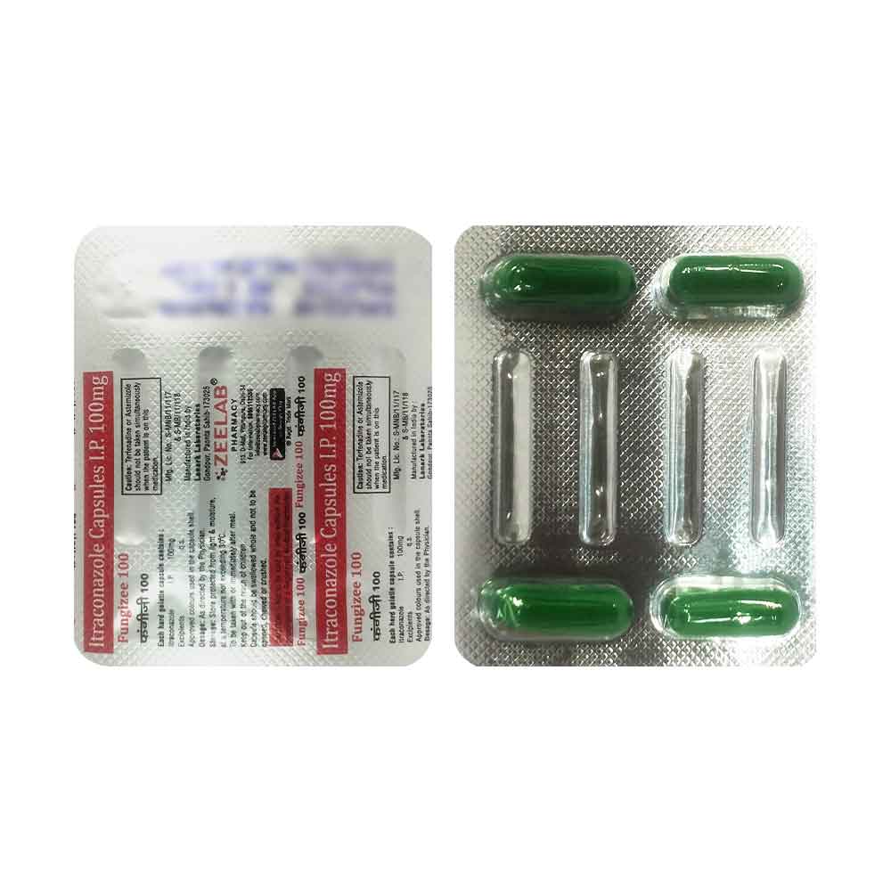 Itraconazole Capsules 100 mg