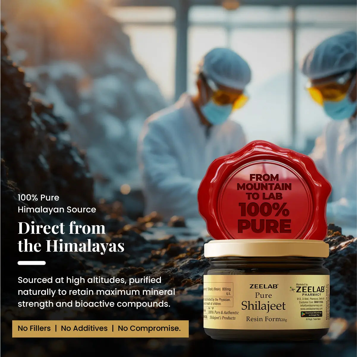 Zeelab Shilajit Pure Resin 20gm