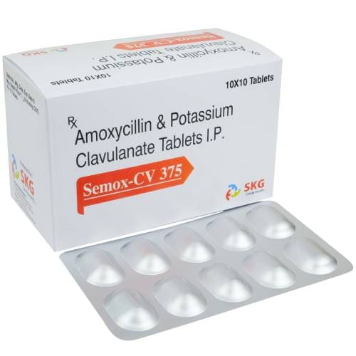 Amoxycillin 250mg and Potassium Clavulanate 125mg Tablets IP