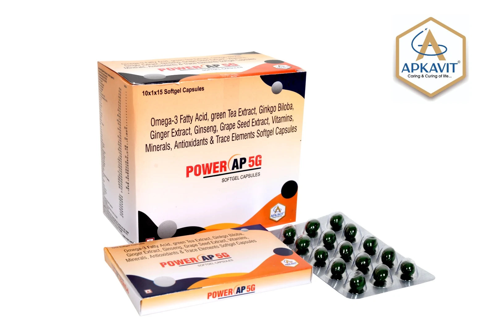5G CURE Softgel Capsule (Multivitamin, Antioxidant & Omega-3 Supplement)