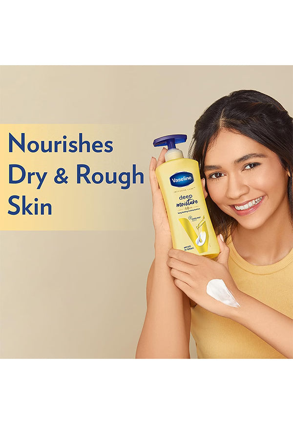 Vaseline Deep Moisture Body Lotion for Cushion Soft Skin with Ceramides Hyaluron (400 ml)