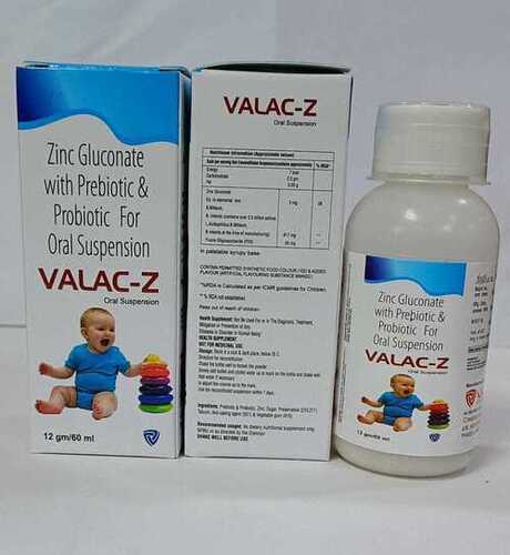 Zinc Gluconate with PreBiotic & Probiotic for Oral Suspension (Kids)
