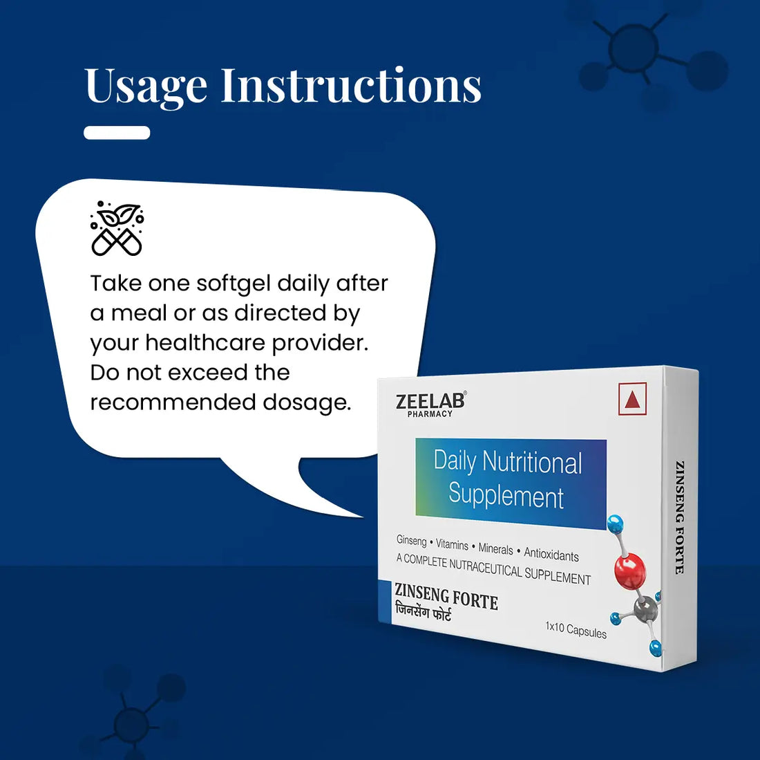 Ginseng, Multivitamins and Multiminerals Soft Gelatin Capsules
