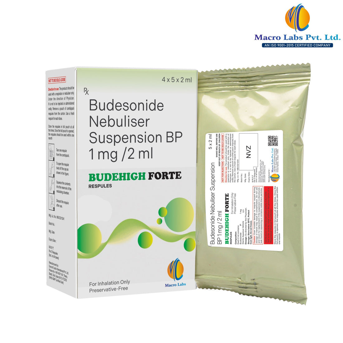 Budesonide Nebuliser Suspension 1mg per 2ml