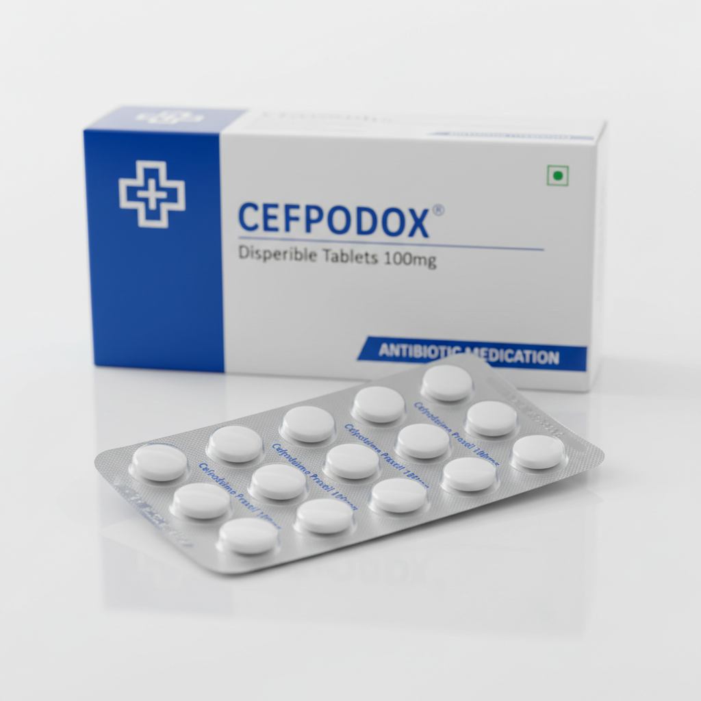 Cefpodoxime Proxetil Dispersible Tablets 100 mg