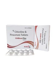 Citicoline 500 mg + Piracetam 800 mg Tablets