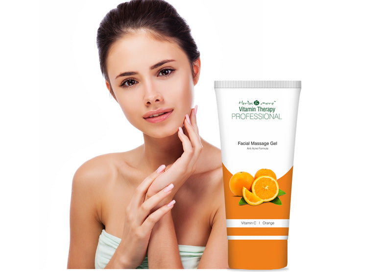 Herbs & More Vitamin Therapy Professional Facial Massage Gel (100 Gm)
