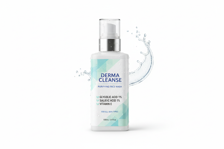 Glycolic acid 1%,  Salicylic acid 1%, Vitamin E Face Wash, 100 ML