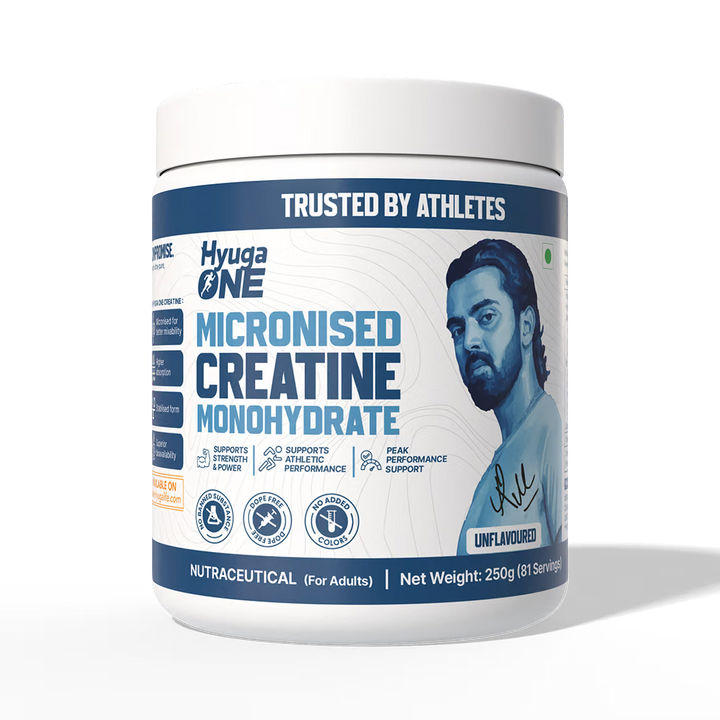 HYUGAONE Micronised Creatine Monohydrate 100g | Pure Creatine Powder for Strength & Muscle Performance