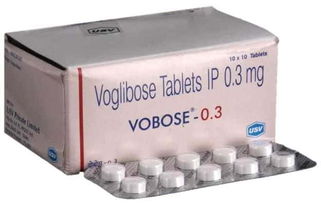ZEELAB Voglibose 0.3mg Tablets | Anti-Diabetic Medicine for Post-Meal Blood Sugar Control | Type 2 Diabetes