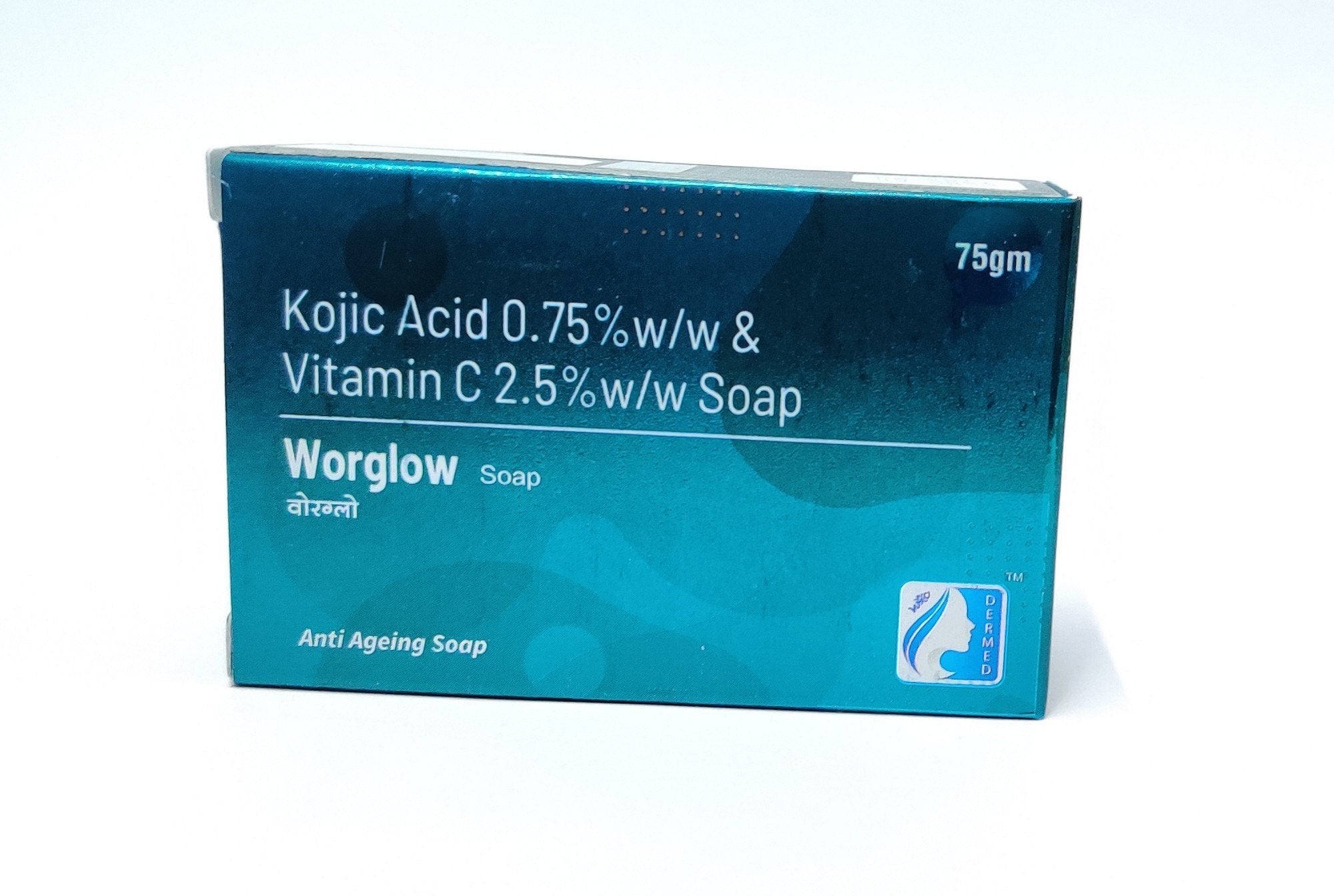 Kojic Acid 0.75% + Vitamin C 2.5% Soap | Skin Brightening & Pigmentation Care Soap | 75g