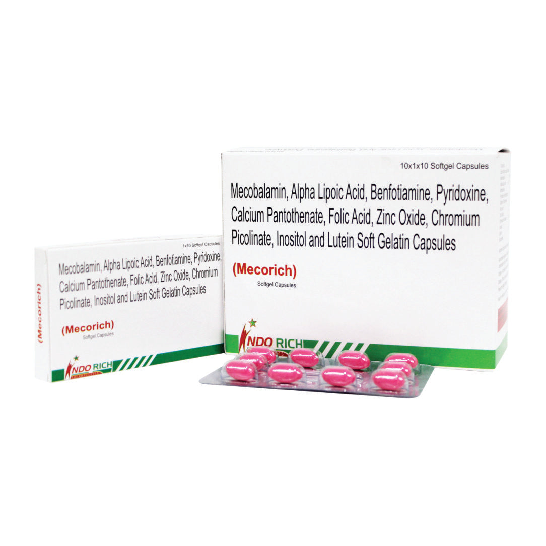 Alpha Lipoic Acid, Mecobalamin, Benfotiamine, Vitamins and Essential Minerals Capsules