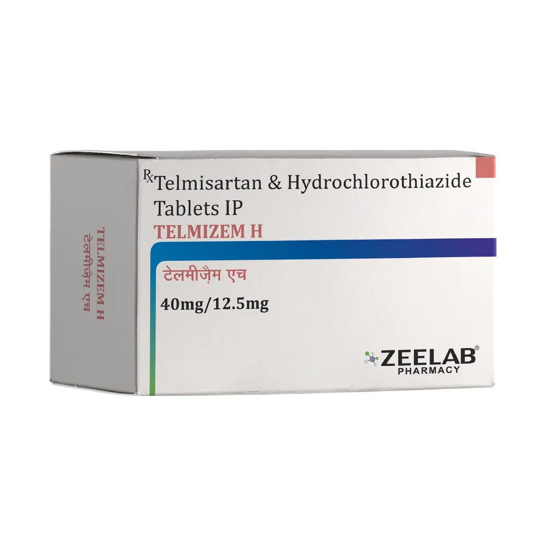 Telmisartan 40mg and Hydrochlorothiazide 12.5mg Tablets IP