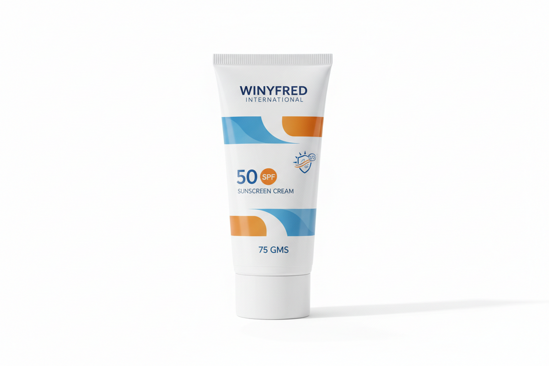 WINYFRED INTERNATIONAL – 50 SPF SUNSCREEN CREAM (75 GMS)